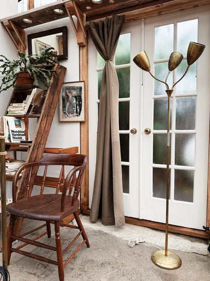 Mid Century Triple Flame Floor Lamp