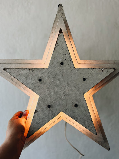 Vintage Illuminated Sign Remnant