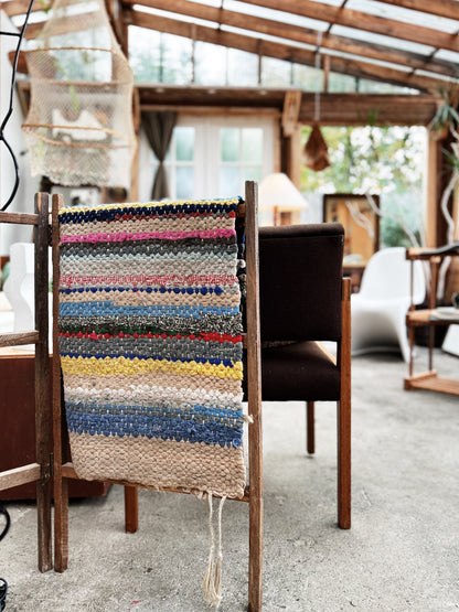 Antique Cotton Rag Rug