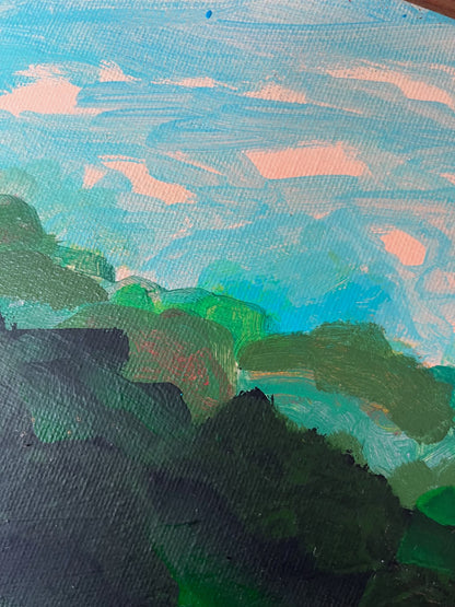 Framed Original Signed Landscape Painting