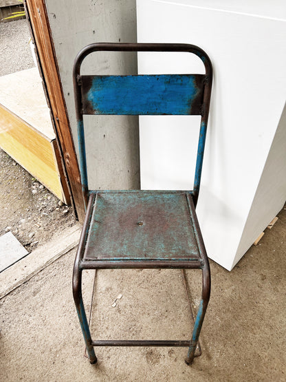 Vintage Industrial Metal Chair