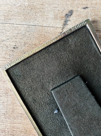 Vintage Weighty Gold Plated Frame with Matisse Print
