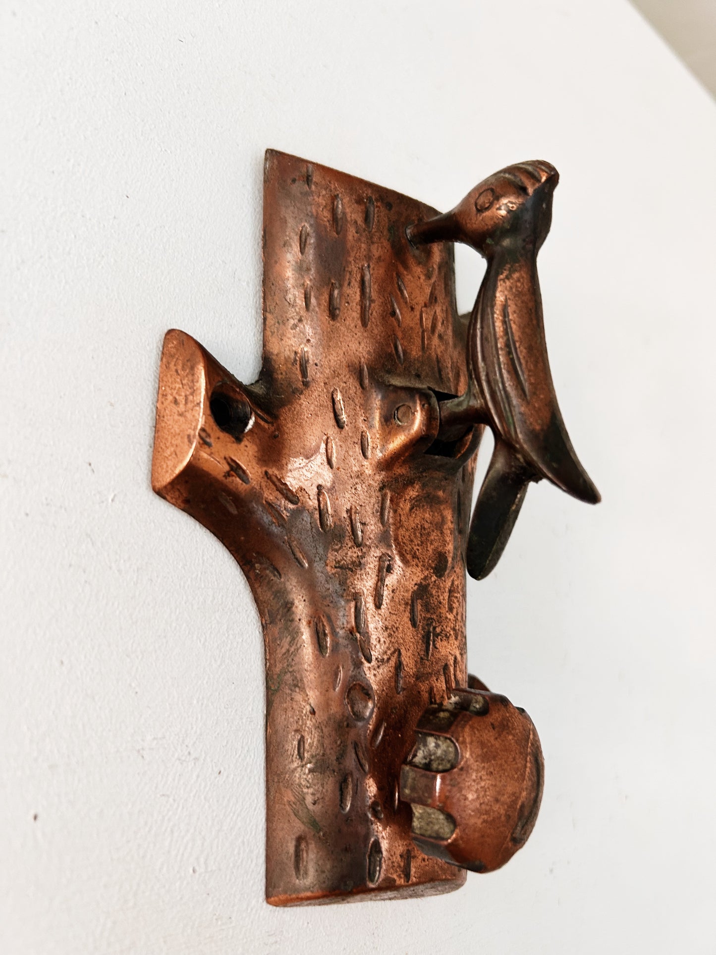 Vintage Copper Plated Door Knocker