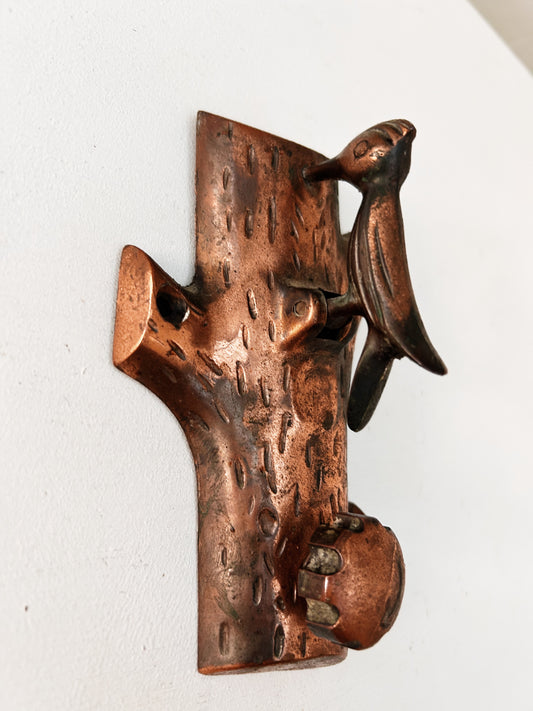 Vintage Copper Plated Door Knocker