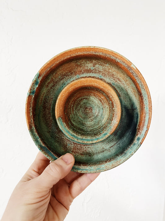 Vintage Chip and Dip for One