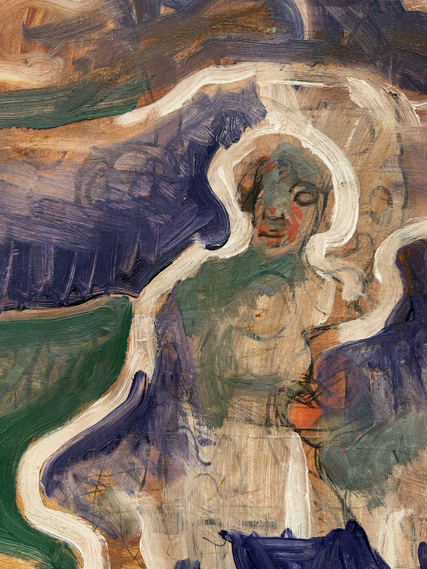 Vintage Abstract Expressionist Painting
