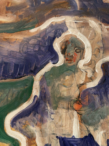 Vintage Abstract Expressionist Painting