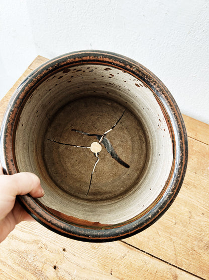 Vintage Jerry Glenn Ceramic Crock