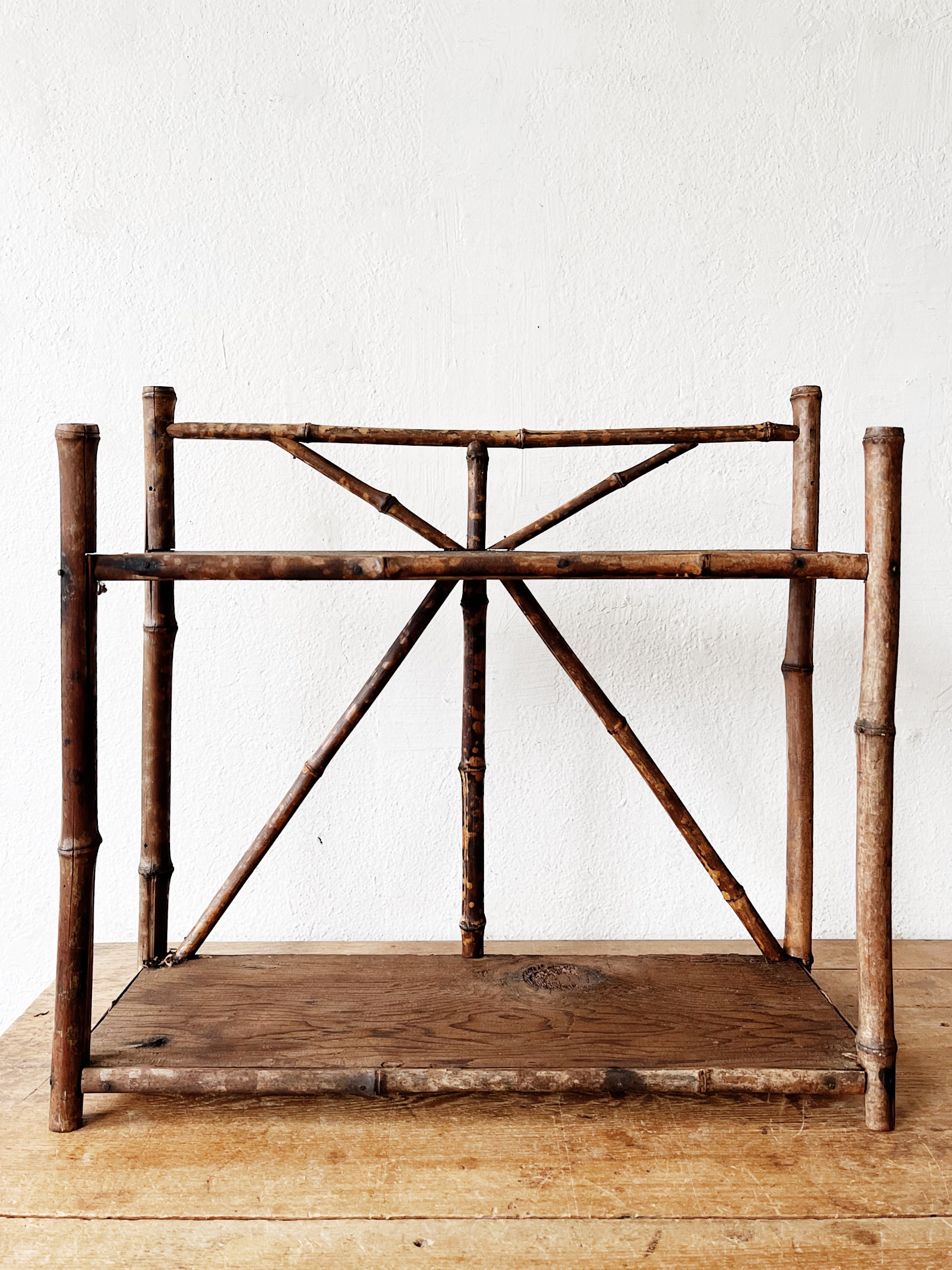 Antique Bamboo Shelf