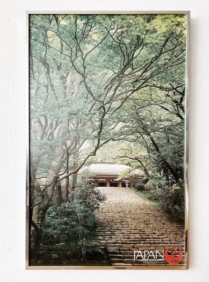 Vintage Japan Airlines Travel Poster