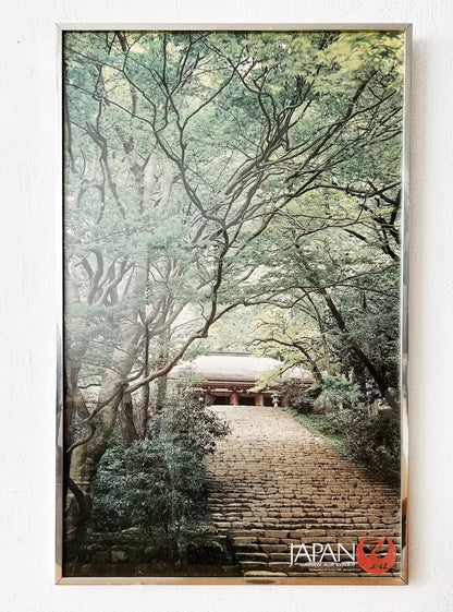 Vintage Japan Airlines Travel Poster
