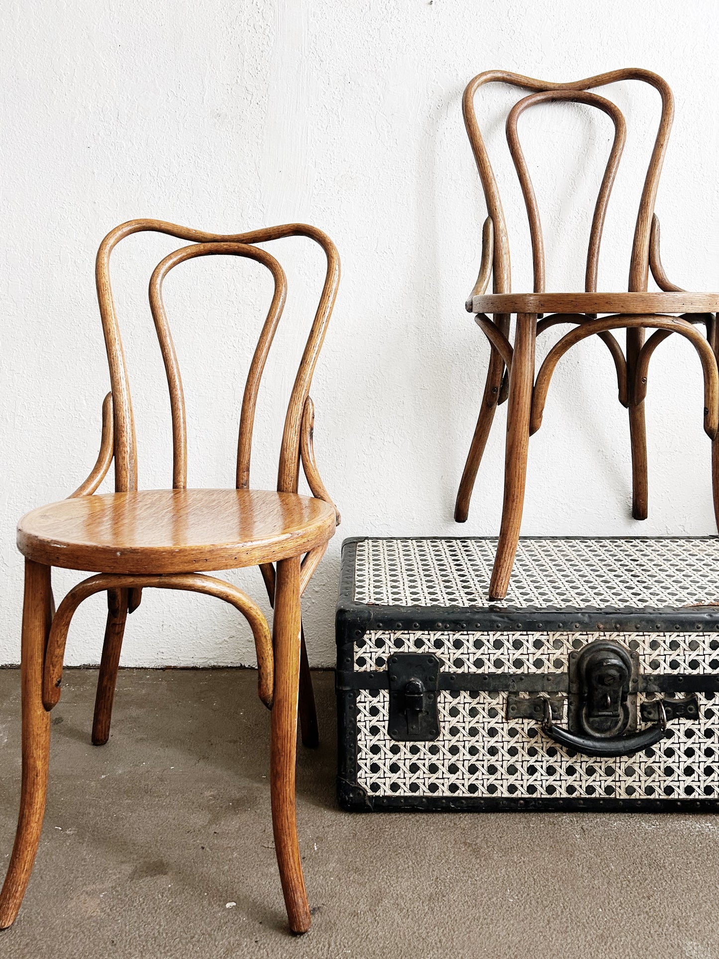 Antique Shwayder Bros. Trunk/Foot Locker