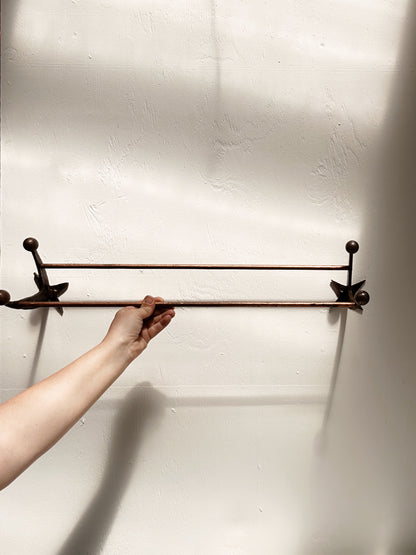 Atomic Era Copper Rack