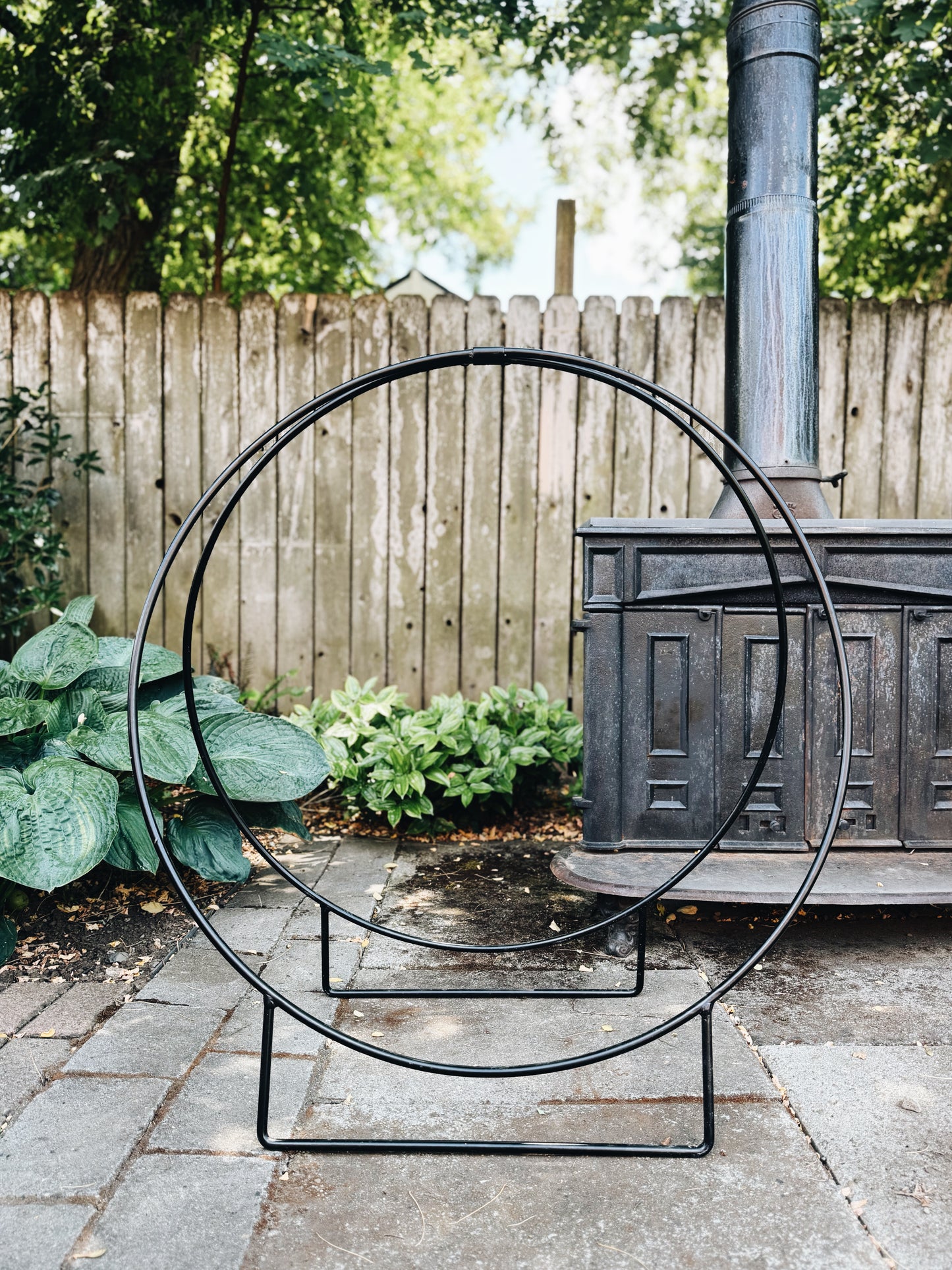 Large Circular Firewood Rack