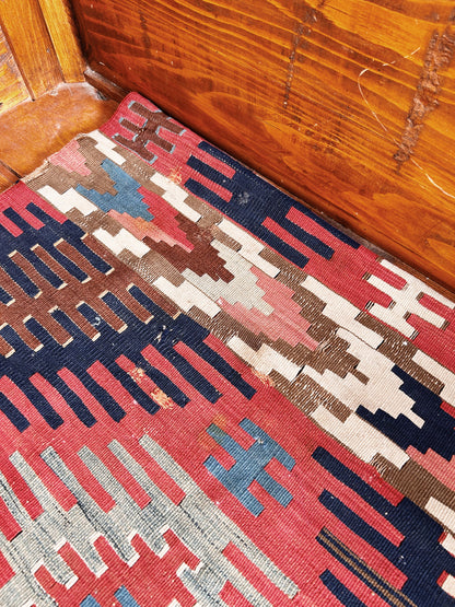 Vintage Wool Kilim Rug