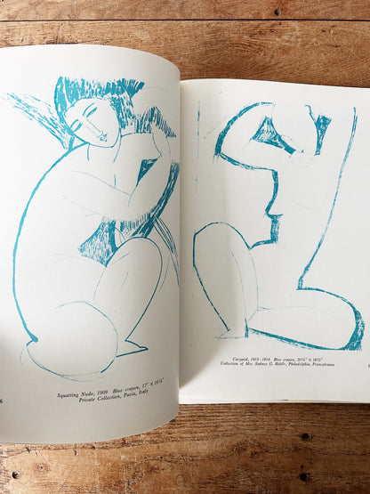 Vintage Modigliani Hard Cover Art Book