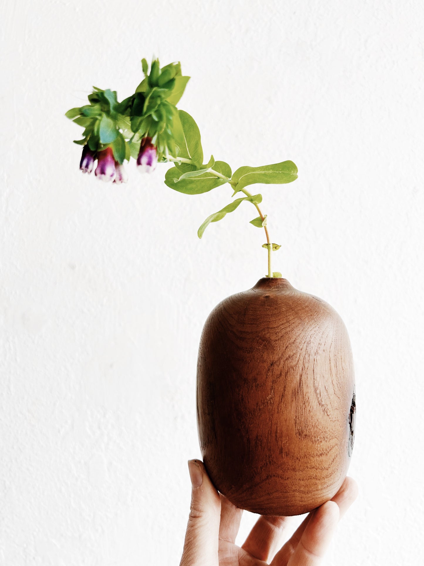 Handmade Turned Wood Bud Vase