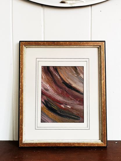 Vintage Abstract Oil Painting