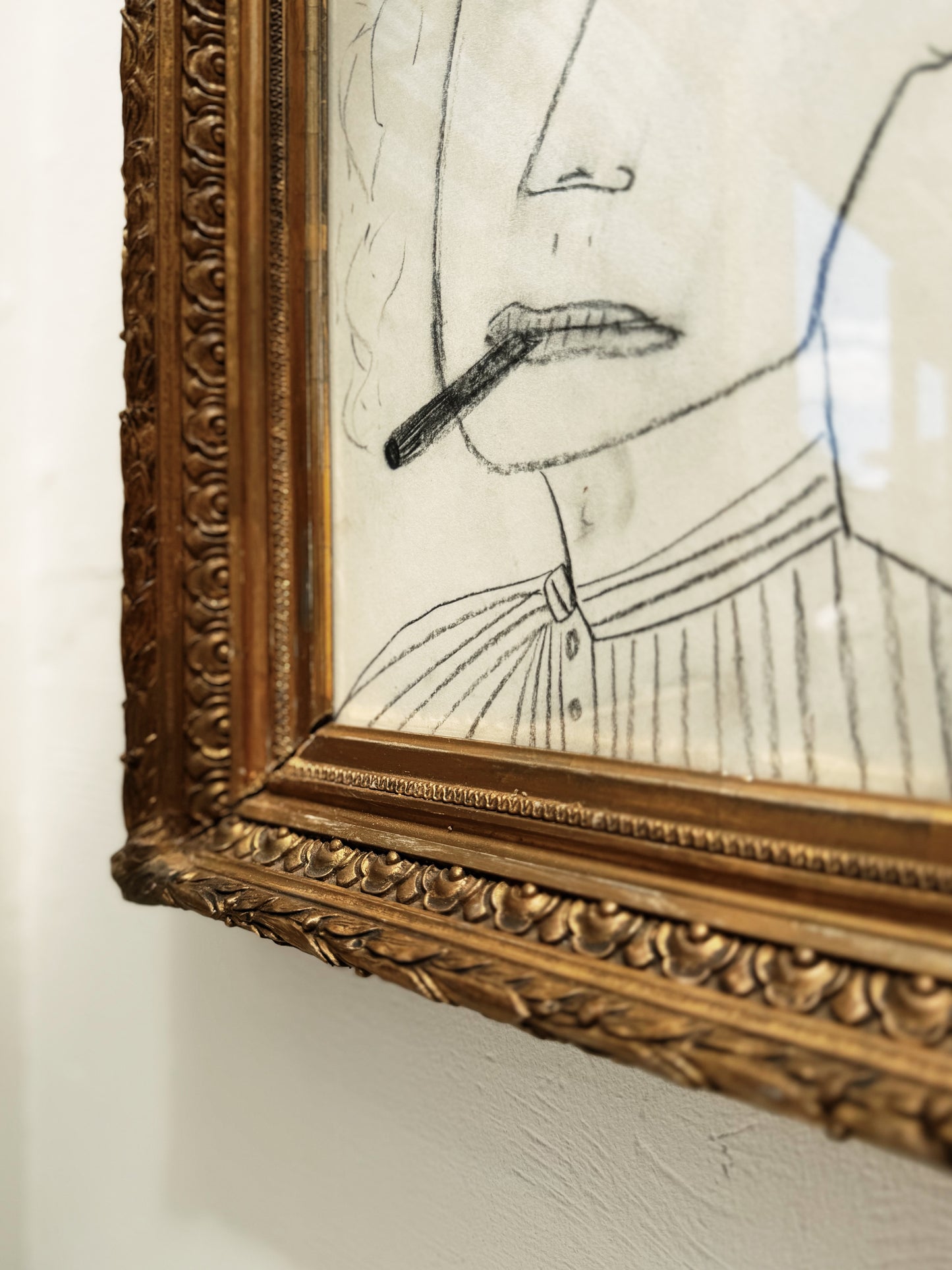 Vintage Charcoal Sketch