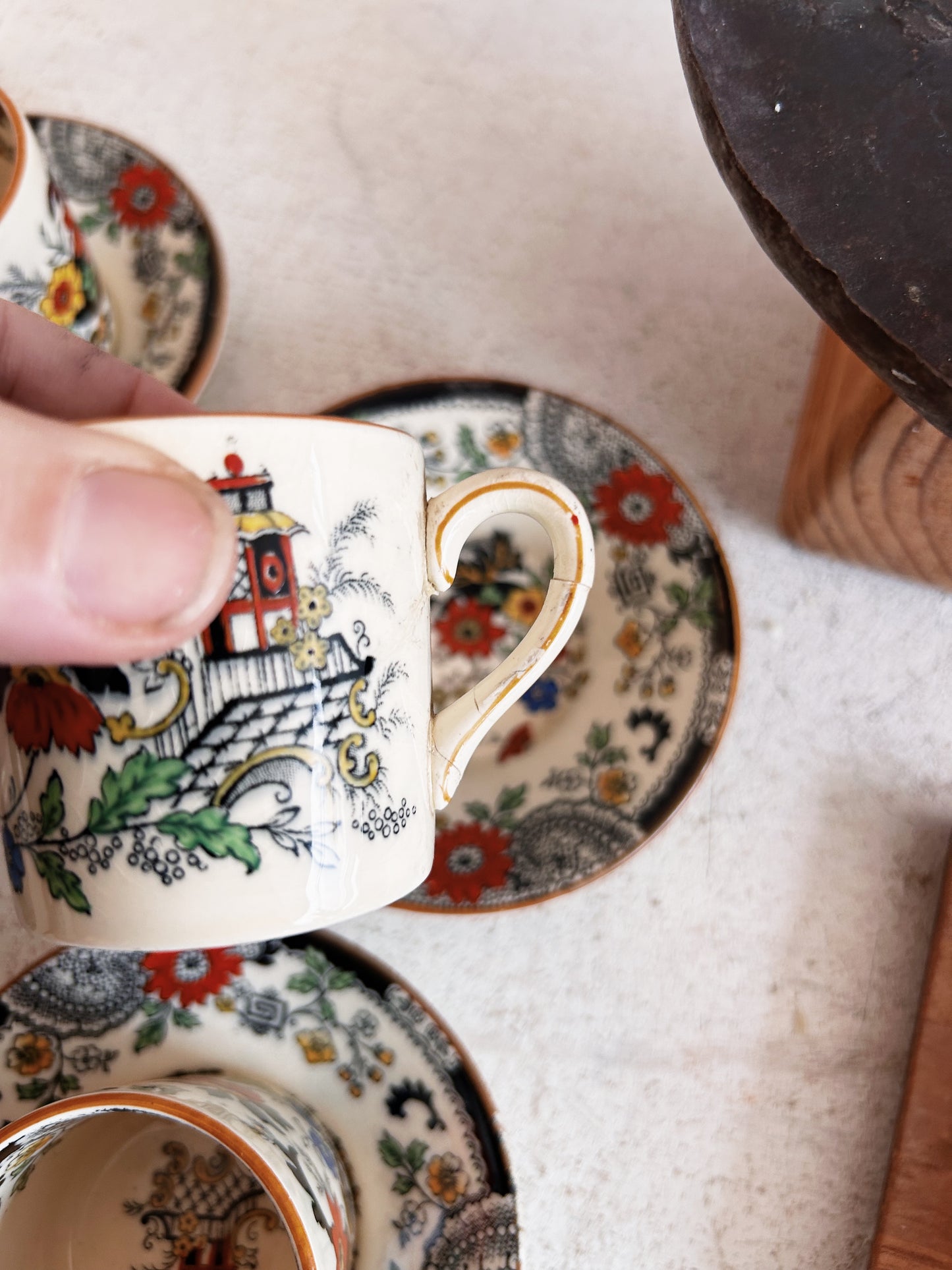 Antique English Japonisme Porcelain Set