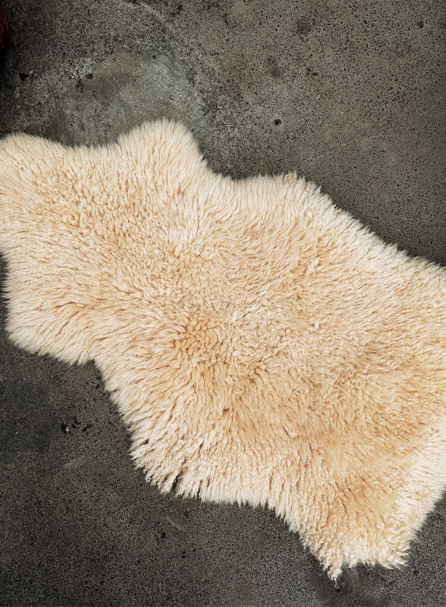 Vintage Wool Sheepskin