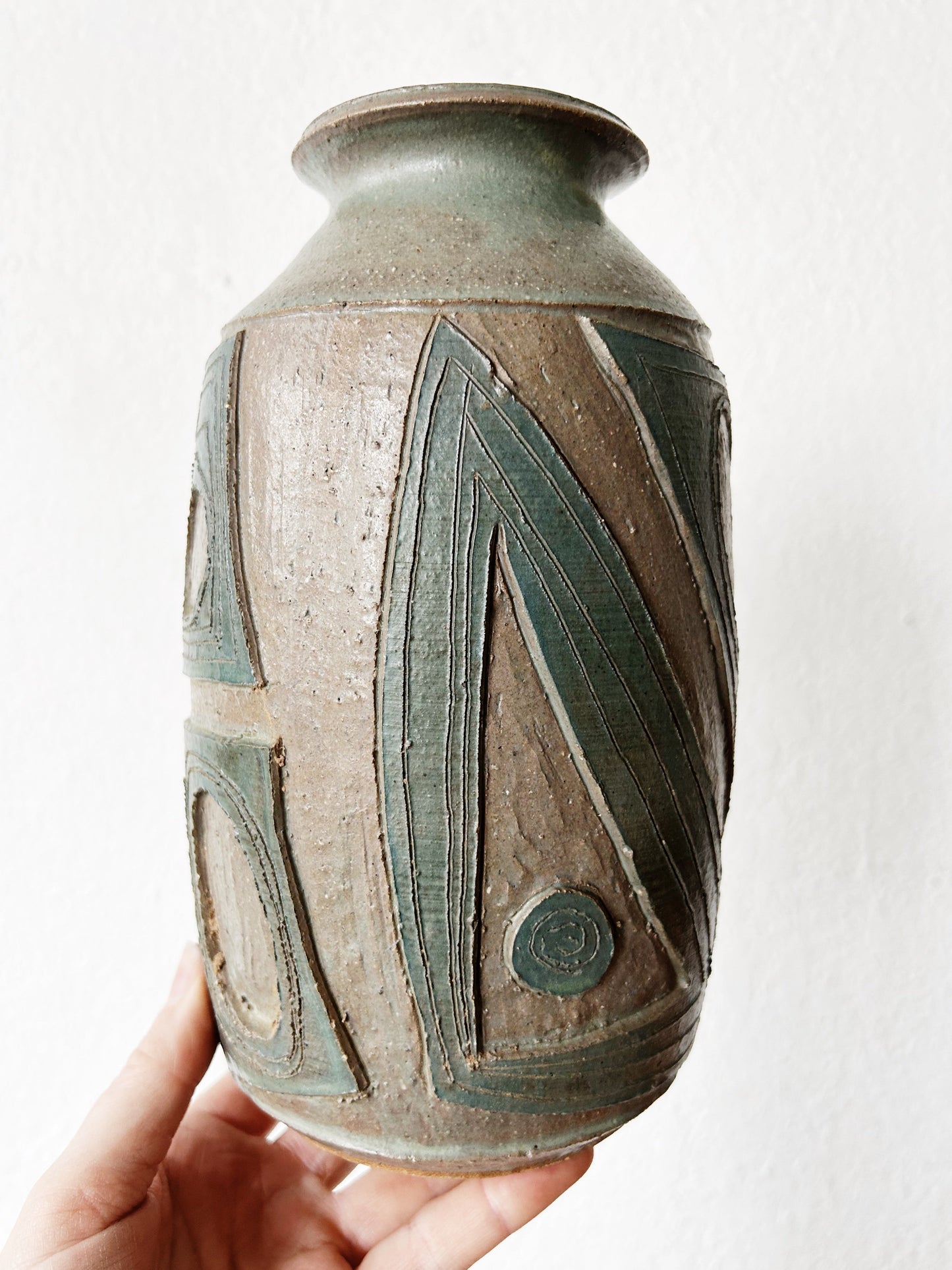 1970’s Studio Pottery Vase Signed
