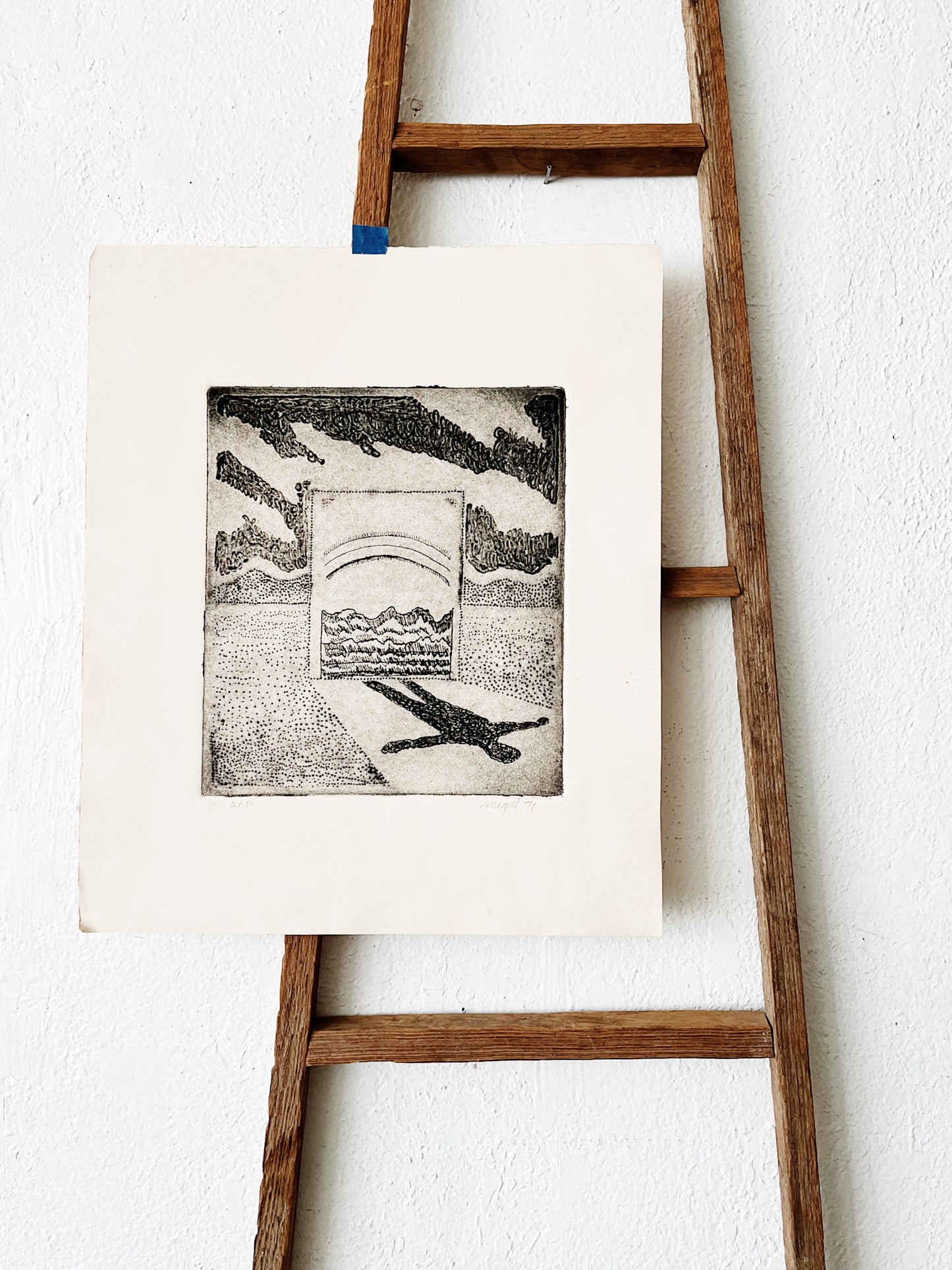 Vintage Magill Etching