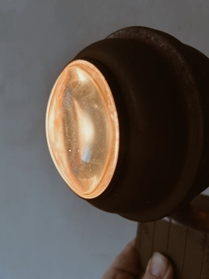 Rare Machine Age Bullet Lamp