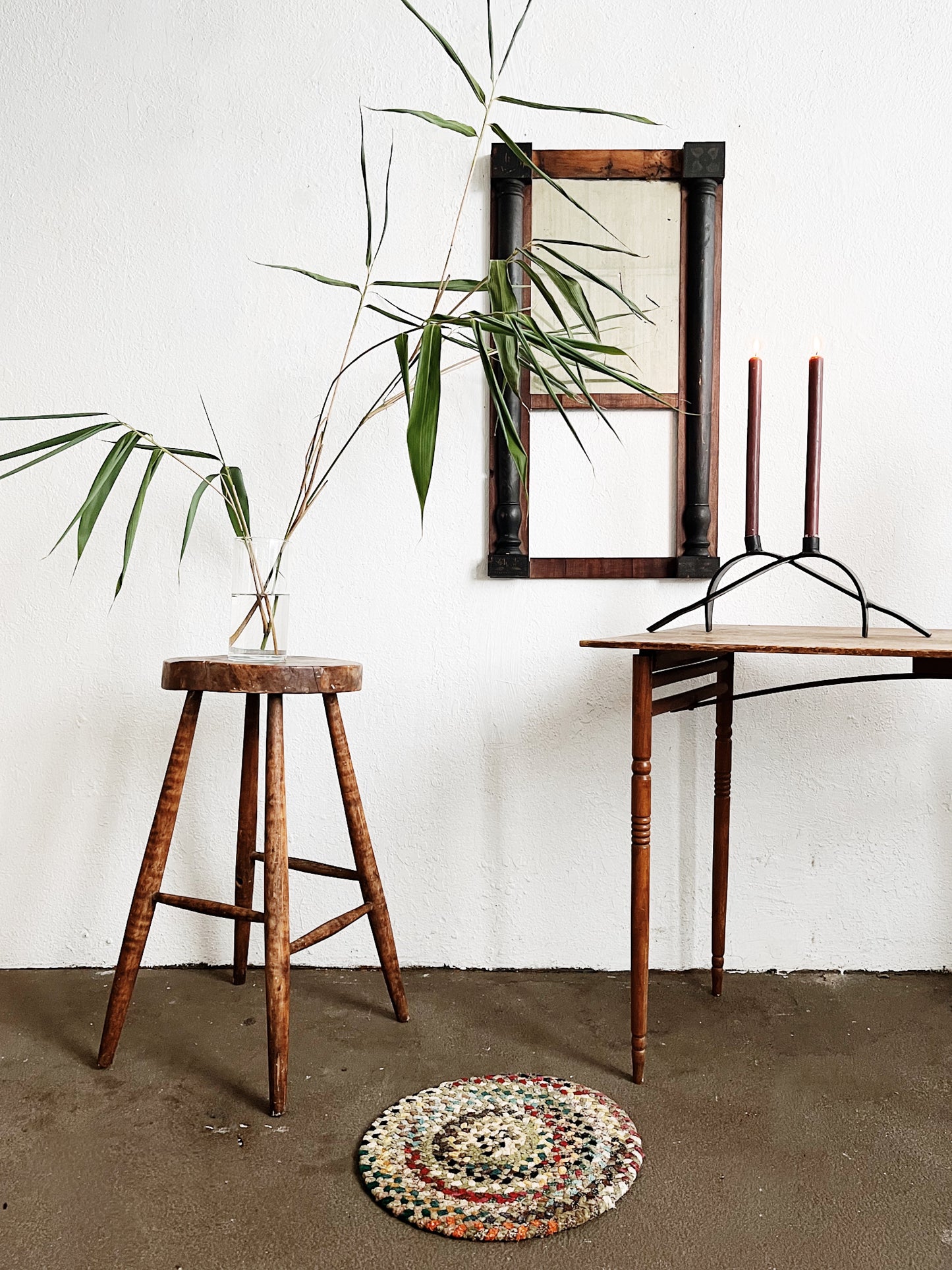 Vintage Iron Candelabra