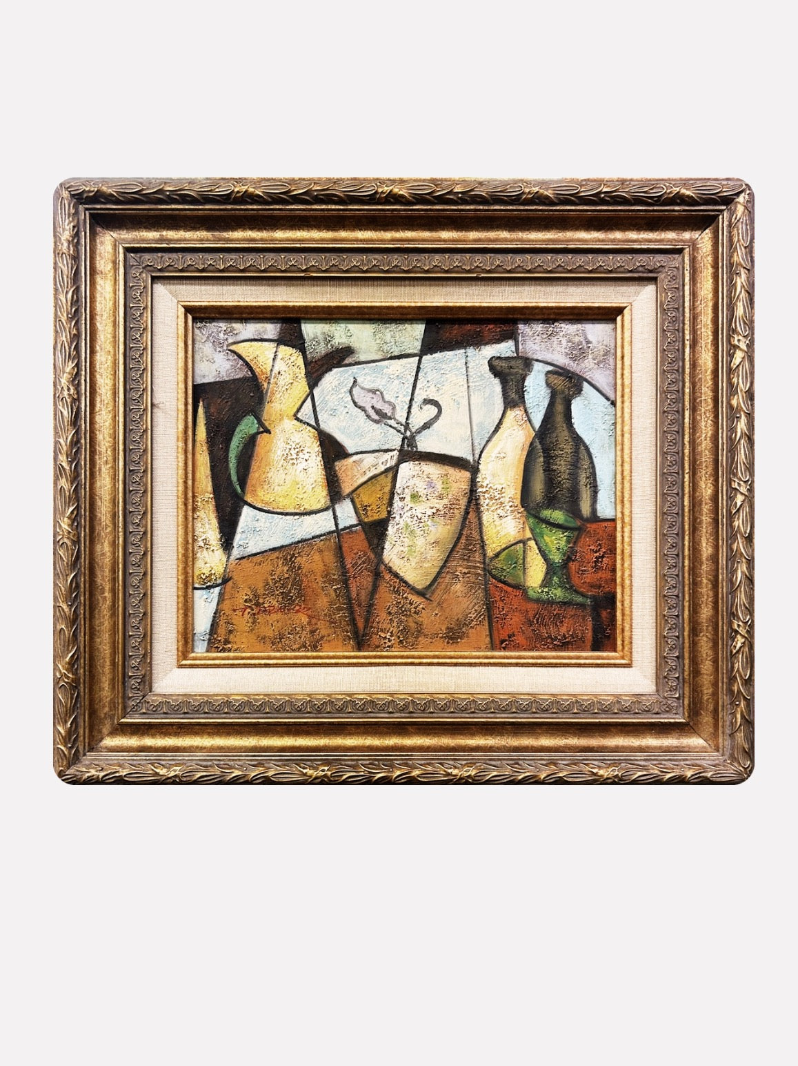 Vintage Cubist Painting