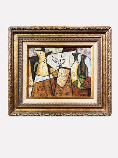 Vintage Cubist Painting