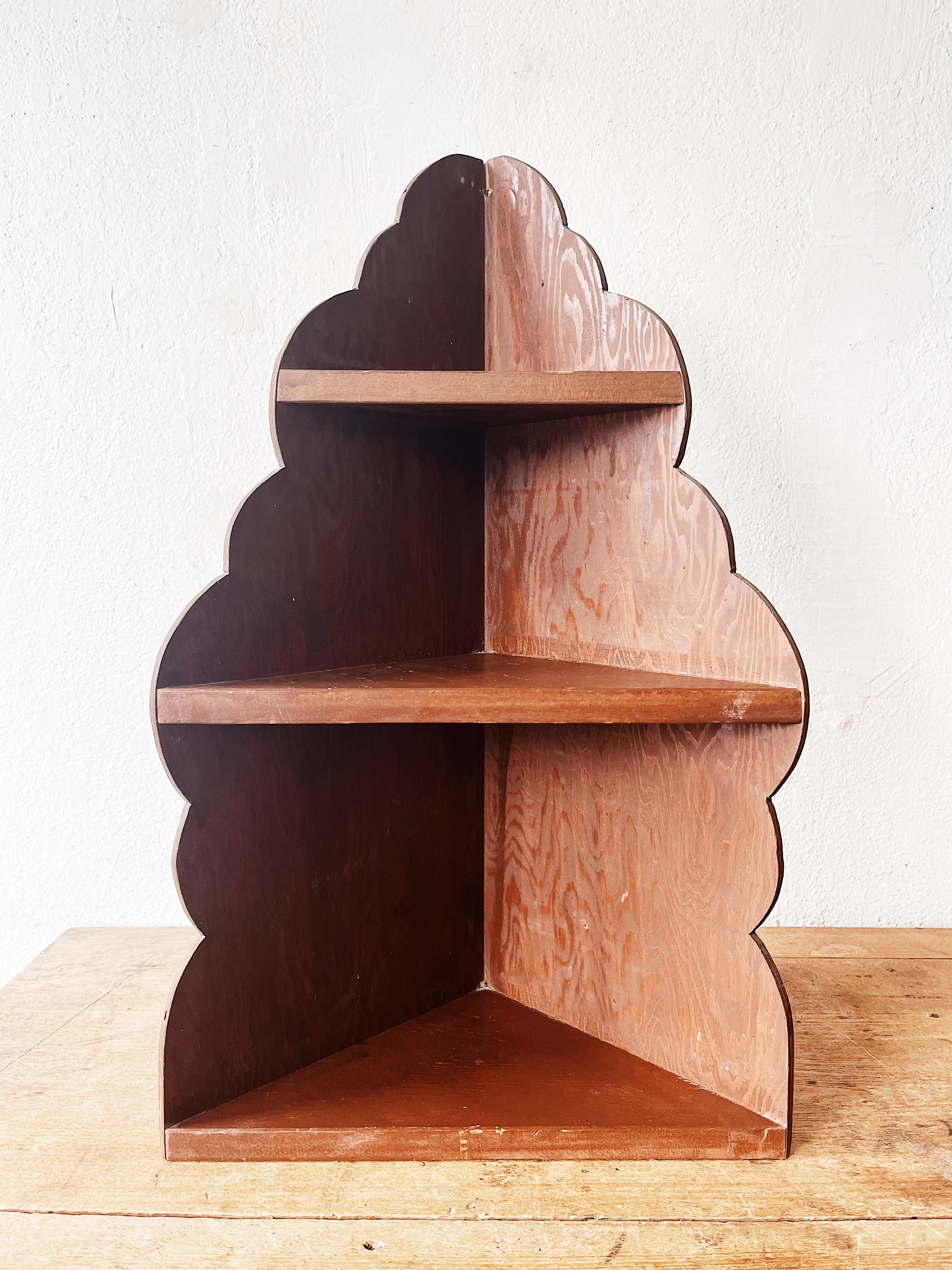 Folk Art Corner Shelf