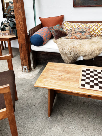 Mid Century Swedish Trestle Coffee Table