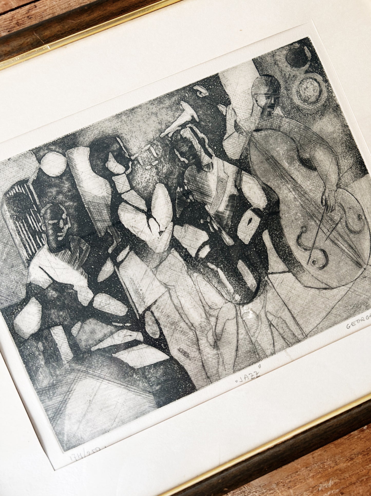 Signed Mid Century Georges Lambert Etching