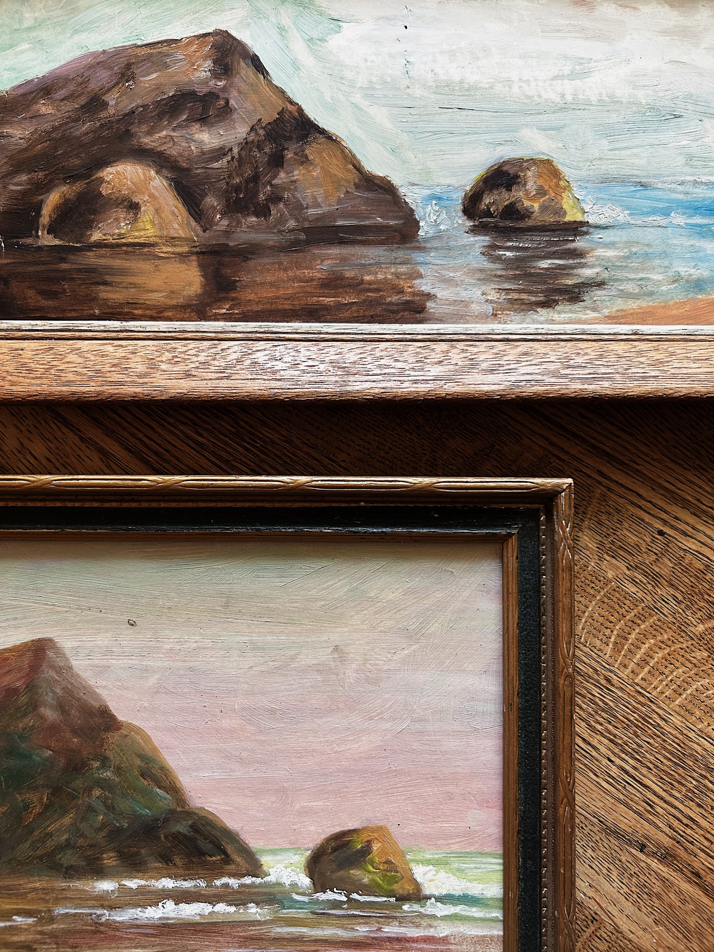 Vintage Seascape Painting
