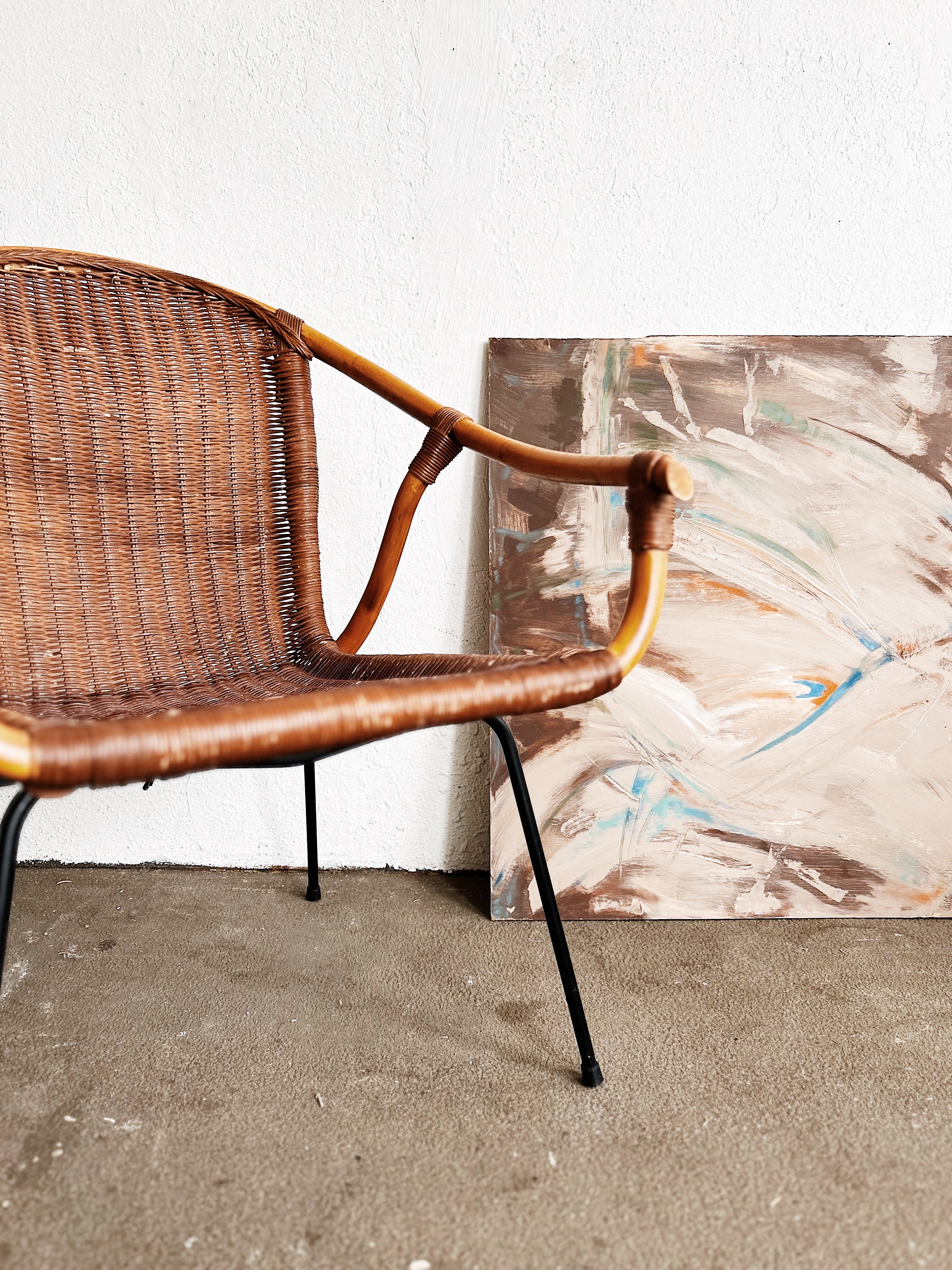 Vintage Bent Bamboo Chair - Thumbnail 2