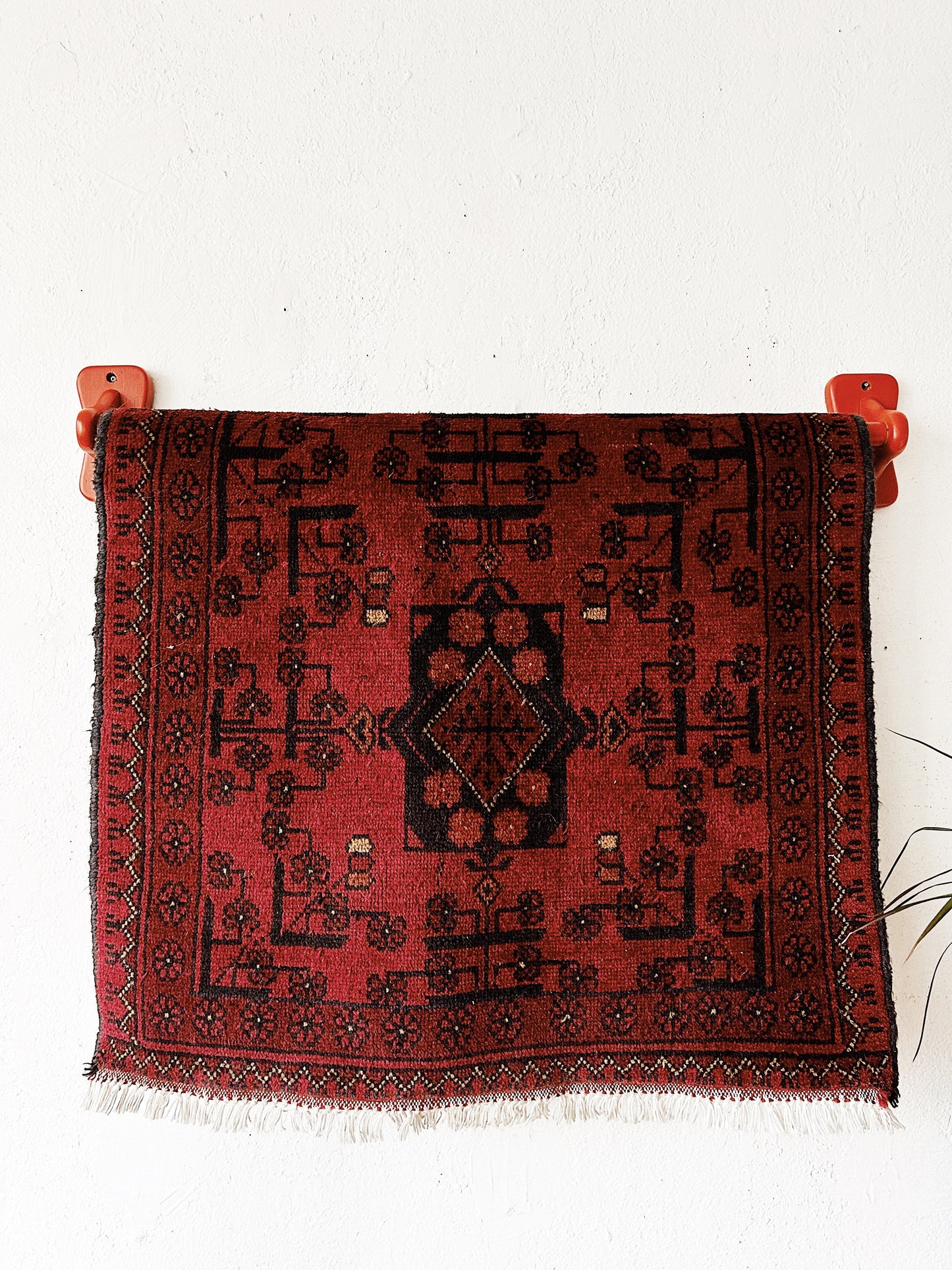 Vintage Hand Knotted Wool Rug