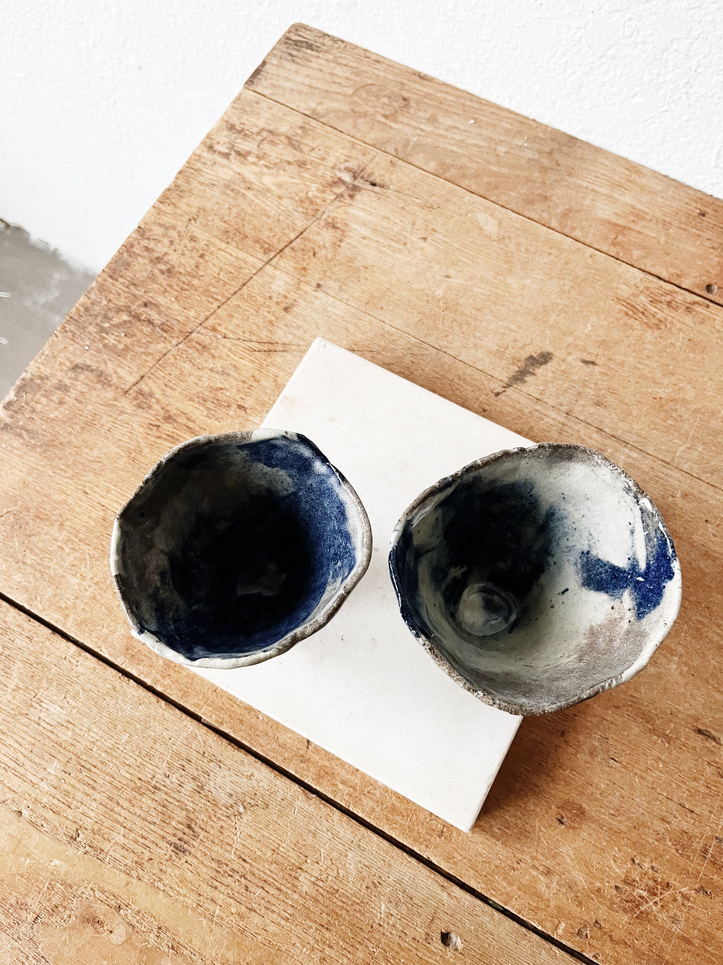 Pair of Handformed Vessels