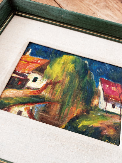 Vintage Landscape Oil Painting