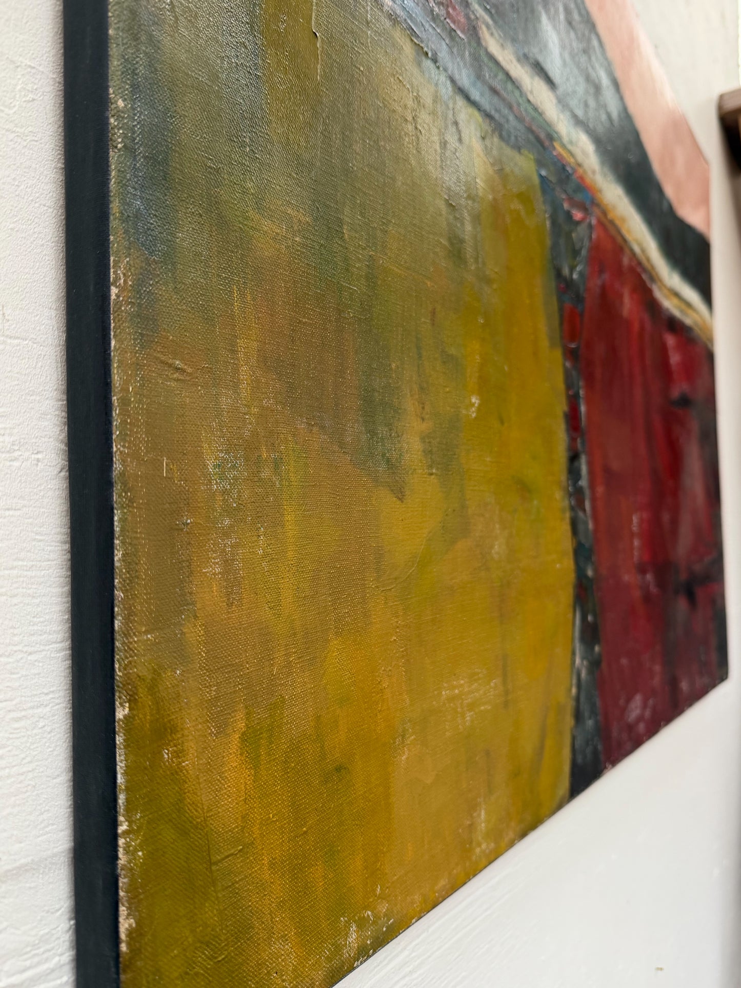 Original Abstract Painting on Linen