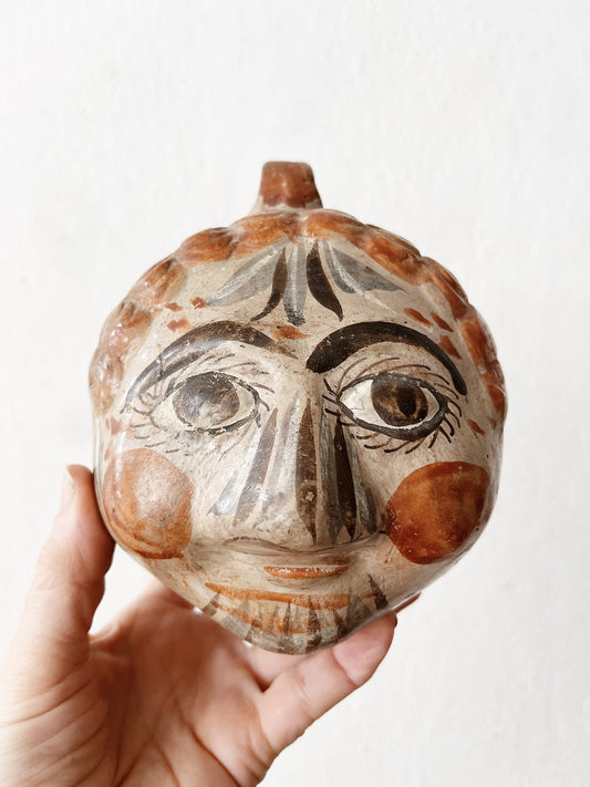 Vintage Tonala Pottery Face