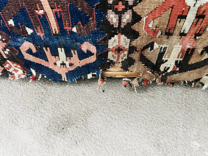 Antique Kilim Storage Bench