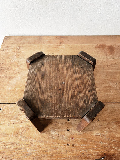 Antique Mission Style Plant Stand