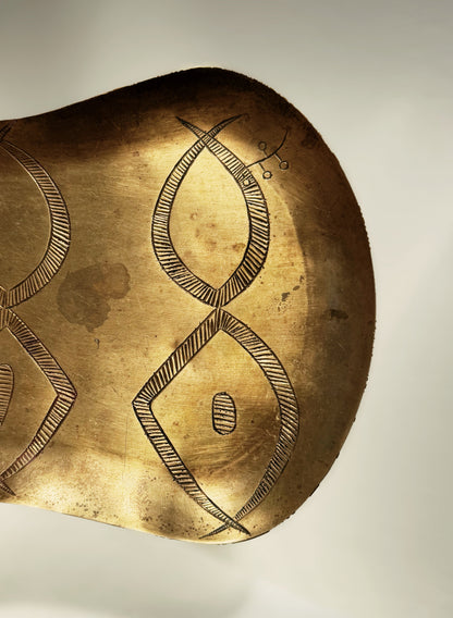 Vintage Incised Tray