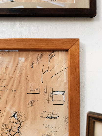 Vintage Janet Flores Sketch Collection