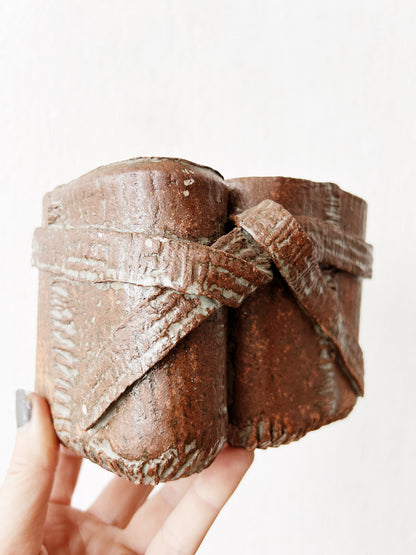 Handmade Art Pottery Vessel. Pencil/ Art Brushes Holder