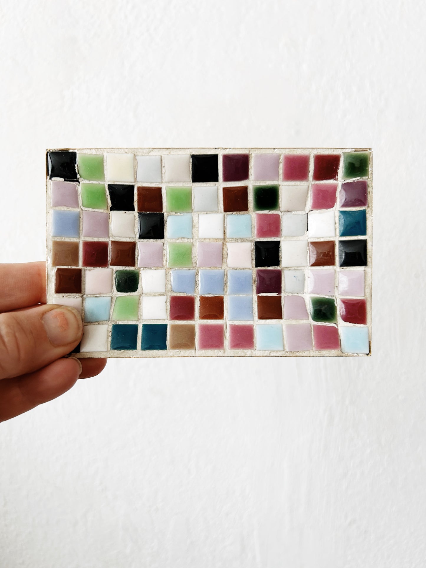 Vintage Mosaic Tile Dish