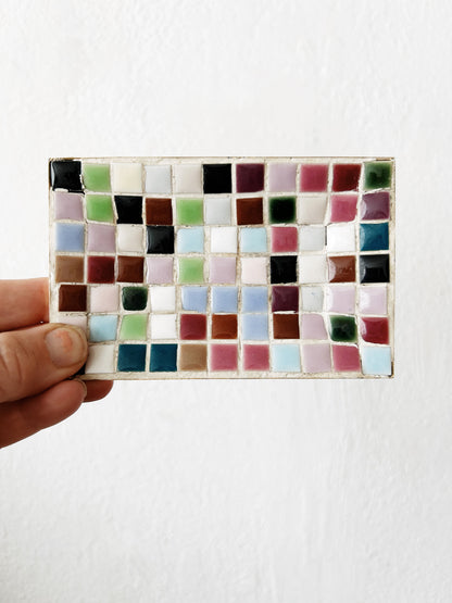 Vintage Mosaic Tile Dish