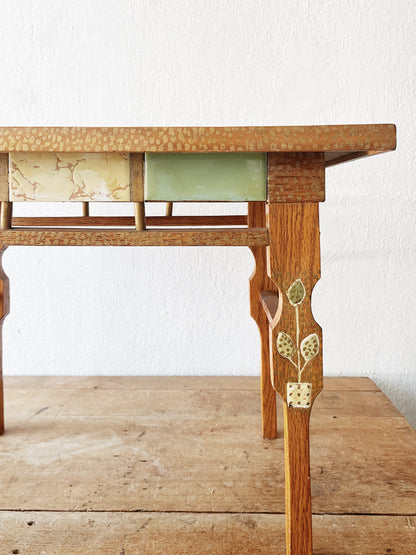 Vintage Tiled Side Table