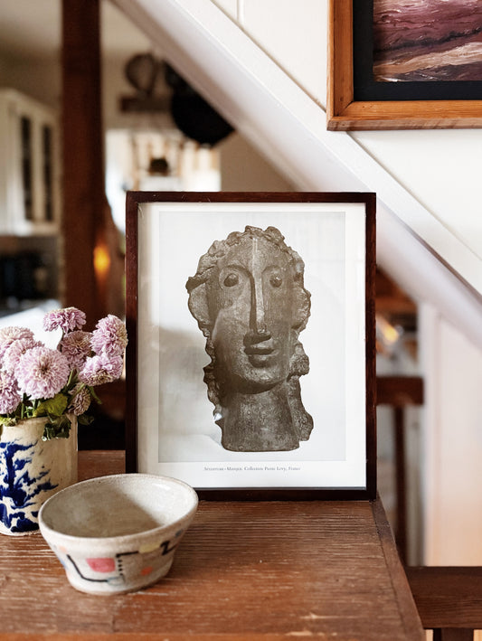 Vintage French Masque Bookplate